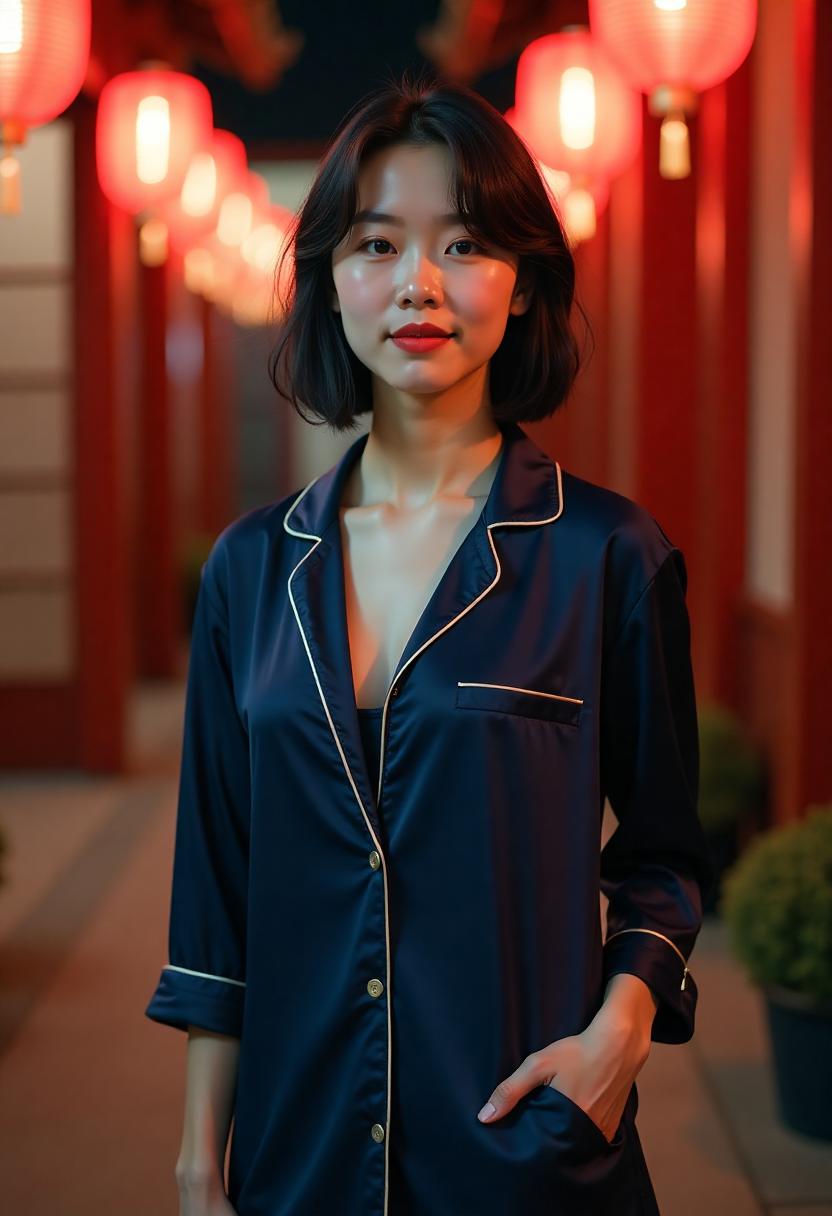 长夜灯火海报